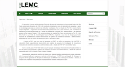 Desktop Screenshot of lemc.com.br