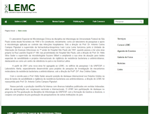 Tablet Screenshot of lemc.com.br